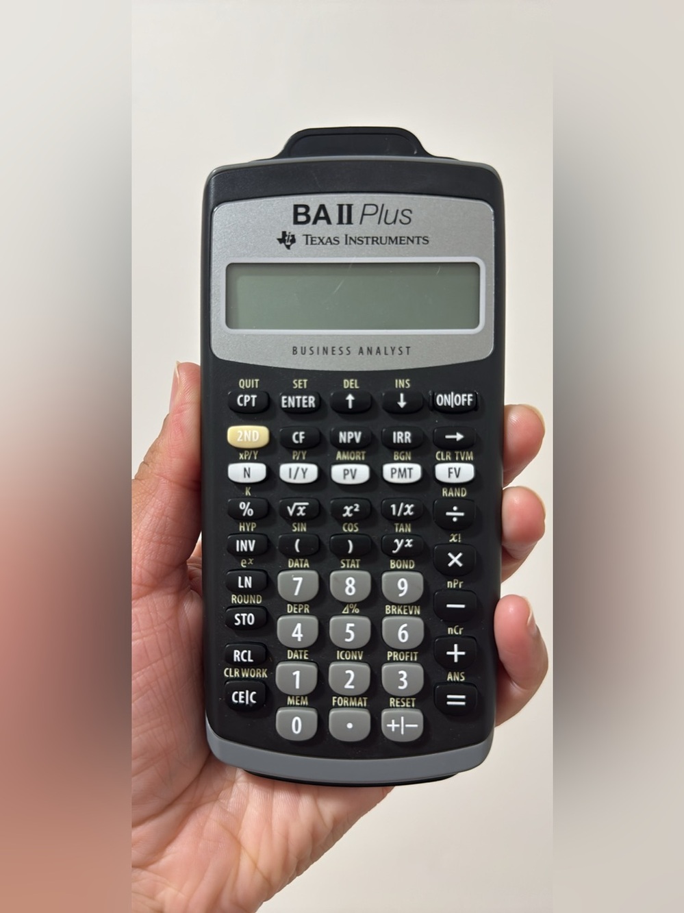 Texas Instruments BA II Plus Financial Calculator